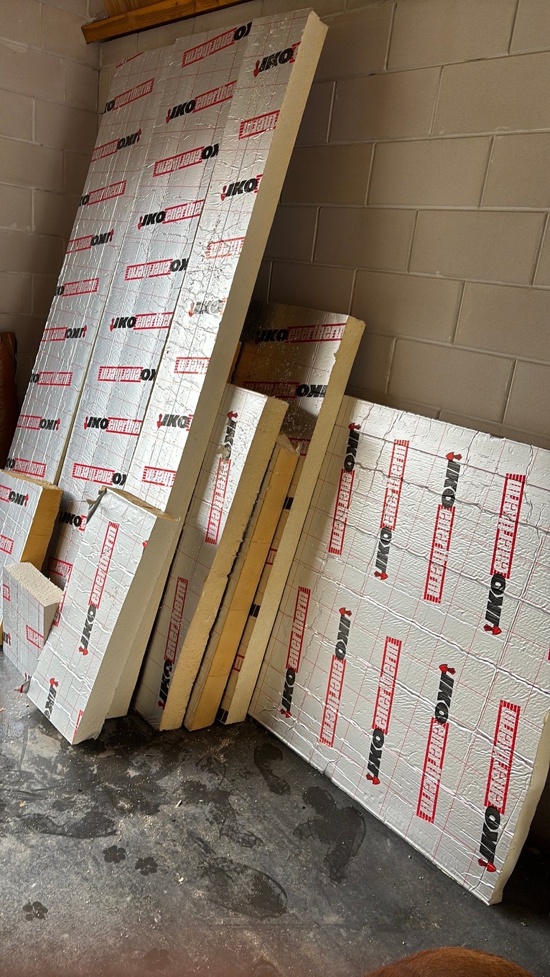 Restant pir isolatie 100mm, Vloerisolatie, Zo goed als nieuw, Hardschuim (Pir), 8 tot 12 cm