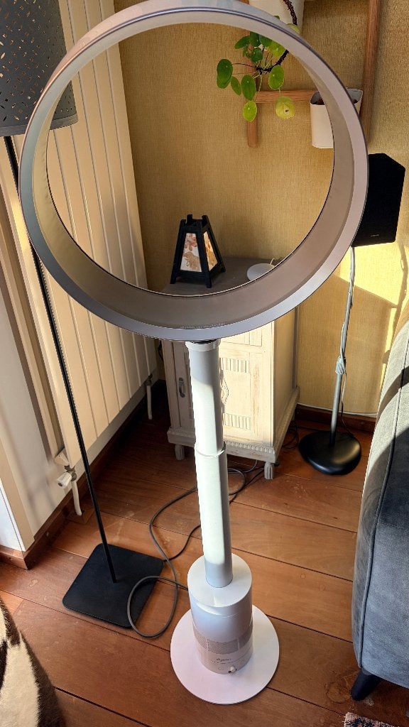 Dyson AM03 ventilator wit/zilver, Witgoed en Apparatuur, Ventilatoren, Gebruikt, Vloerventilator, Ophalen