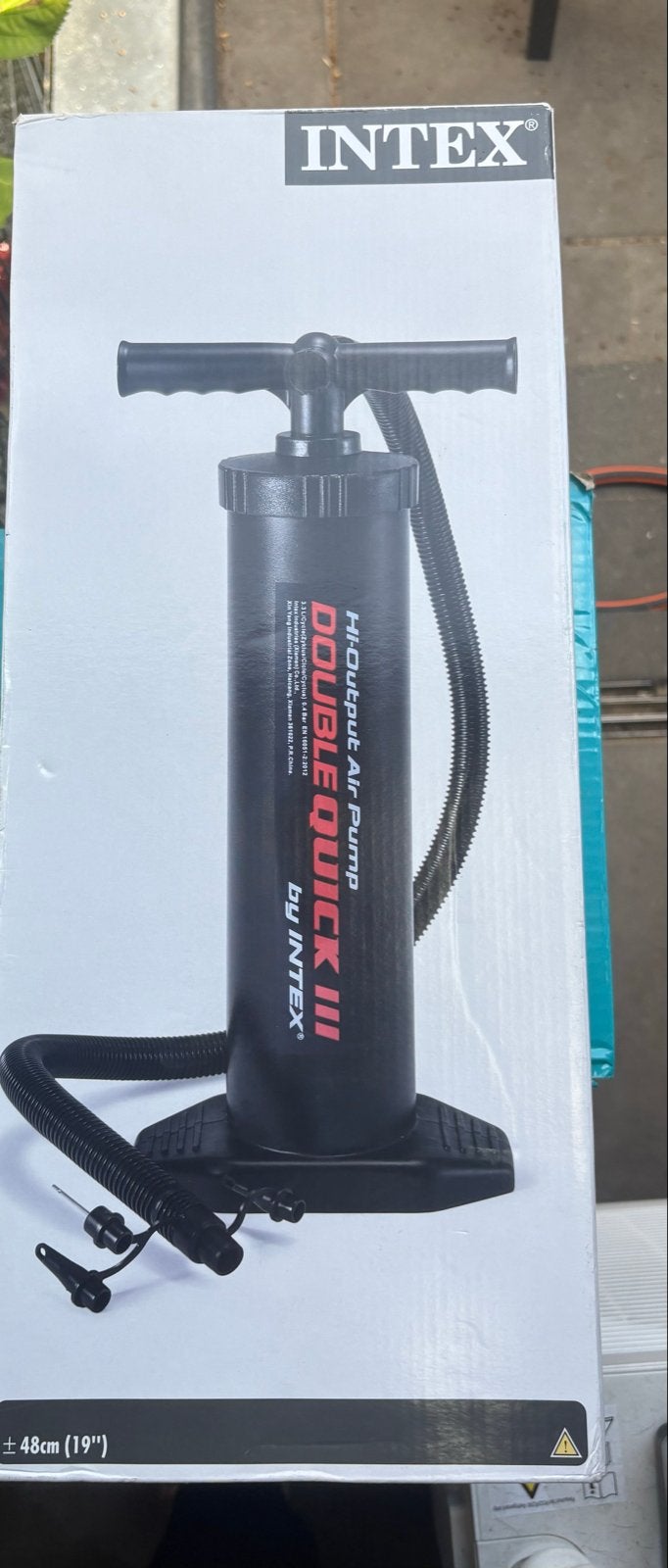 Intex Double Quick III Hi-Output Luchtpomp, Ophalen, Nieuw, Handmatig