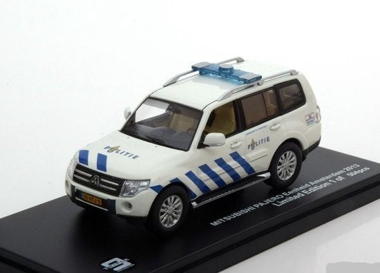 Triple9 Collection 1:43 Mitsubishi Pajero "Amsterdam Police", Hobby en Vrije tijd, -, Nieuw, Ophalen of Verzenden, Overige merken