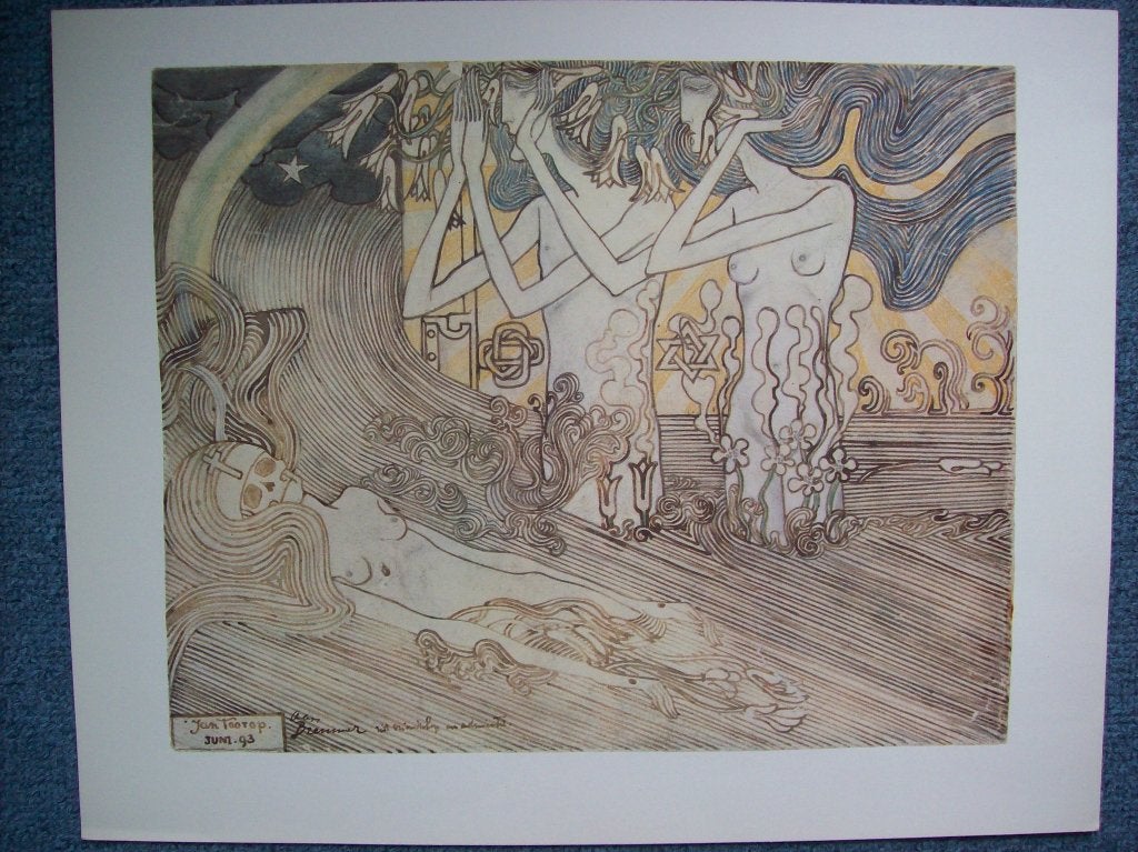 JAN TOOROP, 6 KOPERDIEPDRUKKEN, VADA 1965, Antiek en Kunst, Kunst | Tekeningen en Foto's, Ophalen of Verzenden
