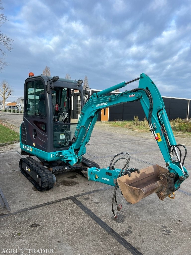 Sunward SWE20F minigraver met sloophamer / breekhamer, Niet opgegeven, -, Niet opgegeven