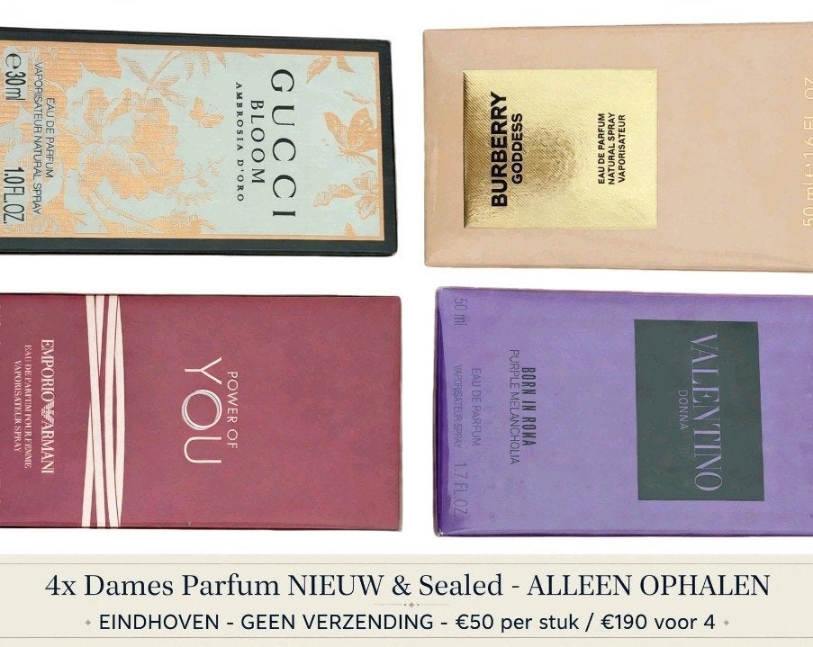 4x Dames Parfums NIEUw Burberry, Valentino, Armani, Ophalen, Nieuw