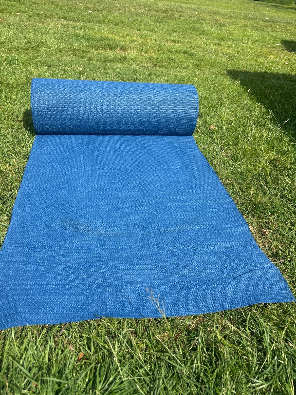 Blauw kunst antislipdoek enz - Nieuw 60 cm breed 20-30 mtr, Ophalen of Verzenden, Nieuw