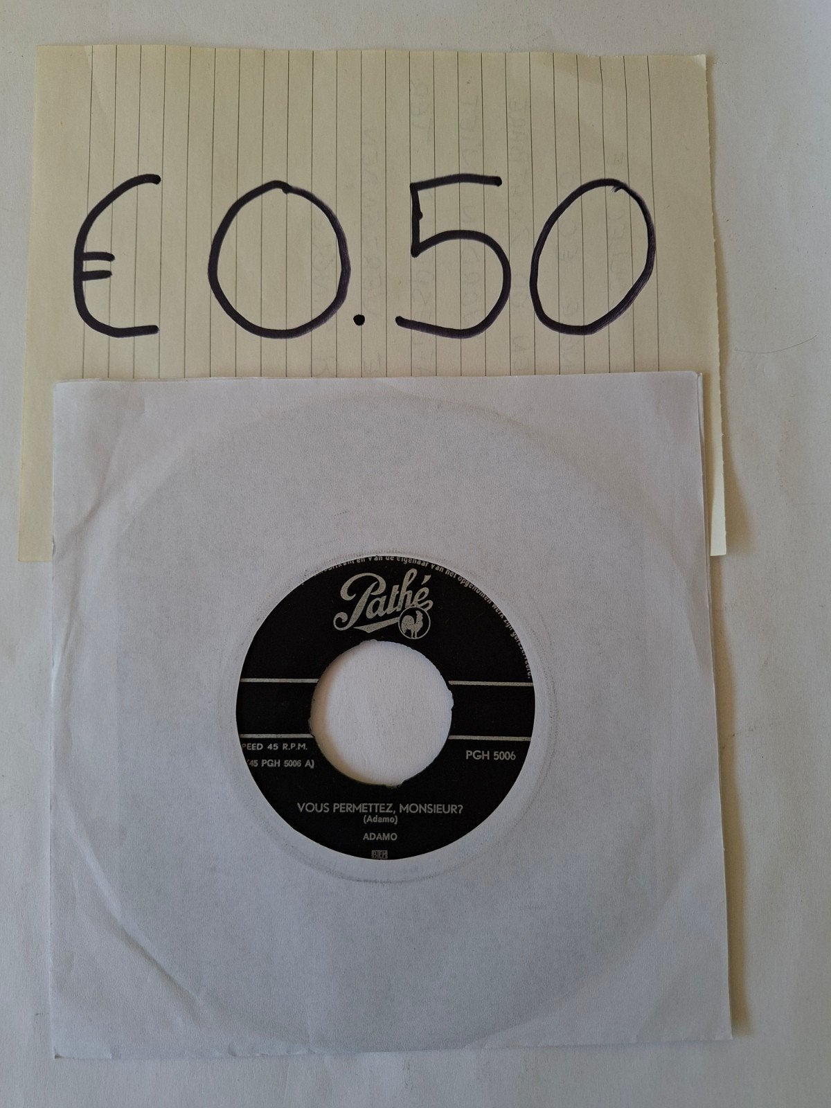 Adamo, Cd's en Dvd's, Vinyl Singles, Ophalen of Verzenden, Gebruikt, 7 inch, Pop