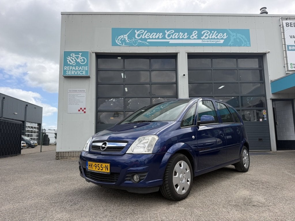 Opel Meriva 1.6-16V Essentia (bj 2006), Auto's, Voorwielaandrijving, Gebruikt, 4 cilinders, Blauw