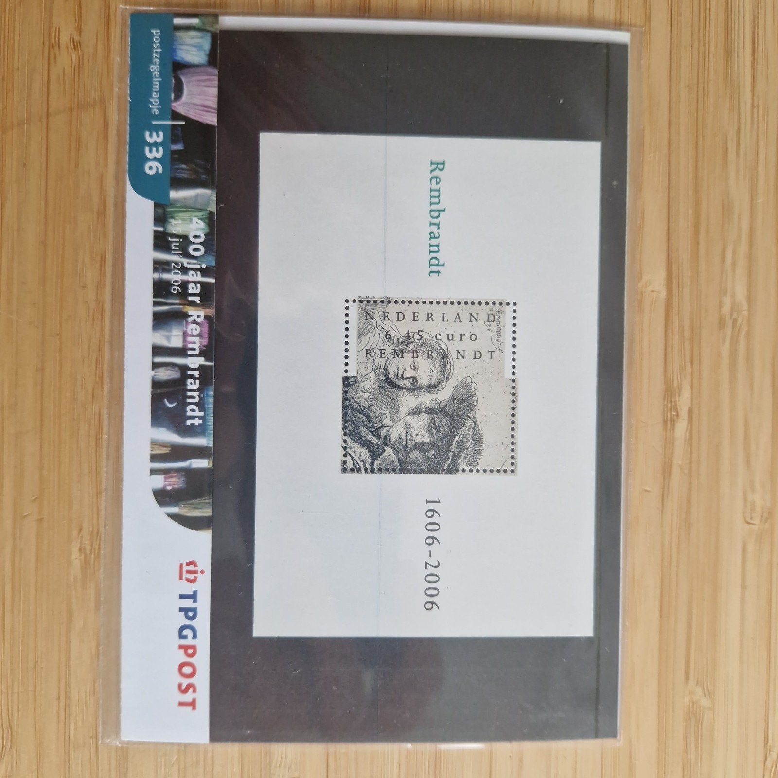 postzegelmapje 336 Rembandt 400 jaar, Postzegels en Munten, Postzegels | Nederland, Ophalen of Verzenden