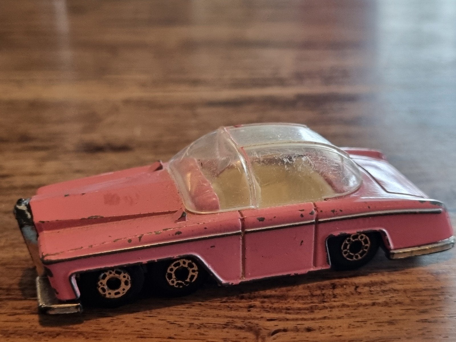 Matchbox FAB 1 Thunderbirds roze speelgoedauto 1992, Ophalen of Verzenden, Gebruikt