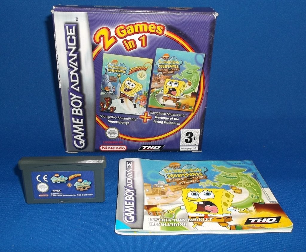 2 in 1 SpongeBob Supersponge + The Revenge of The Flying, Avontuur en Actie, Gebruikt, Verzenden, 1 speler