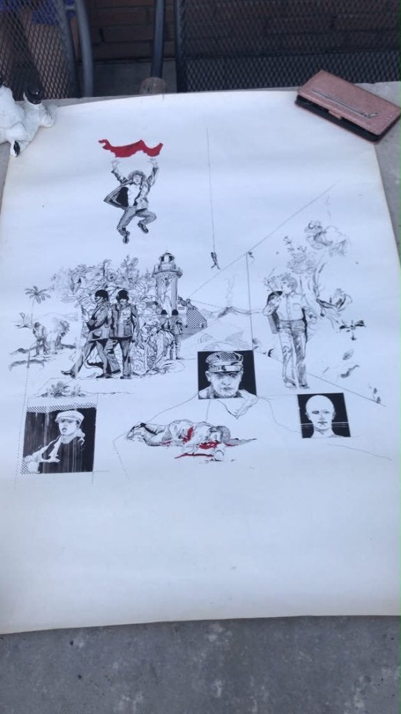 Filmposter Operatie Moffrika, Ophalen, Gebruikt, Film, Poster
