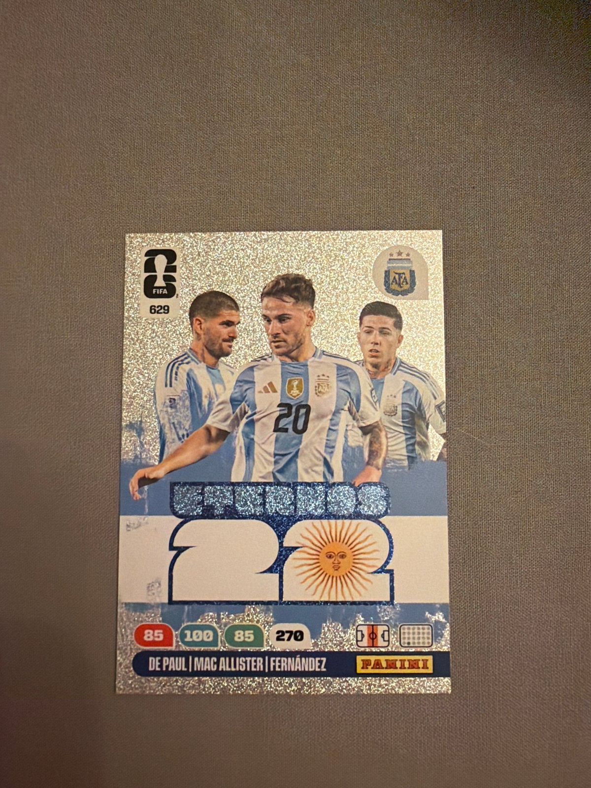 Panini FIFA World Cup 2026 - Argentinië, Buitenlandse clubs, Nieuw, Ophalen of Verzenden, Poster, Plaatje of Sticker
