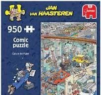 JAN VAN HAASTEREN CARS IN THE MAKE, Ophalen of Verzenden, 500 t/m 1500 stukjes, Zo goed als nieuw, Legpuzzel