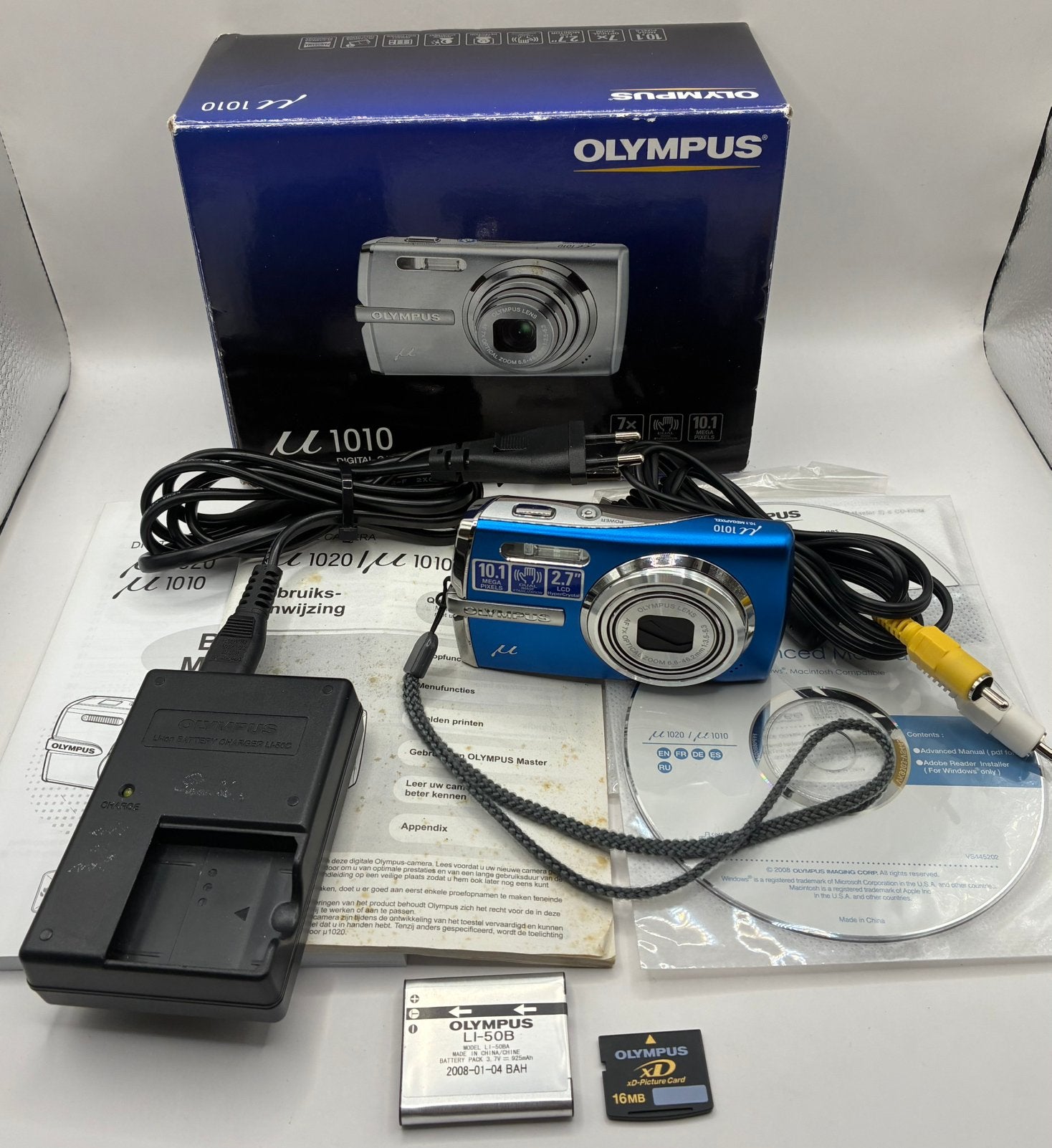 Olympus Stylus 1010 - compact camera, Ophalen of Verzenden, Zo goed als nieuw, Olympus