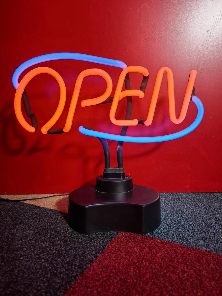 Neon lamp Open, Ophalen, Huis en Inrichting