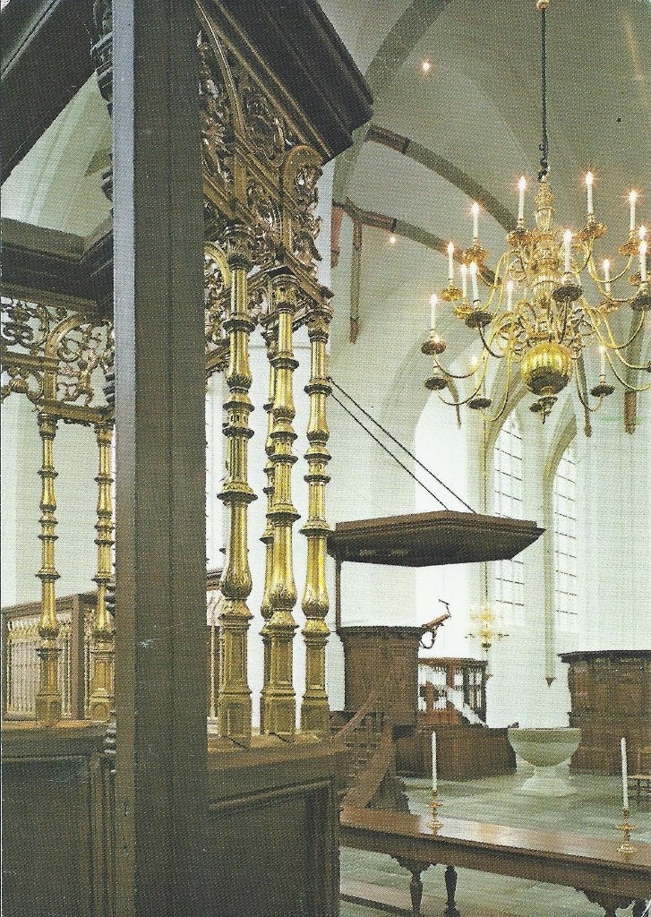Utrecht Jacobikerk Interieur Ongelopen Ansichtkaart ( A1530, Ophalen of Verzenden, 1980 tot heden, Ongelopen, Utrecht