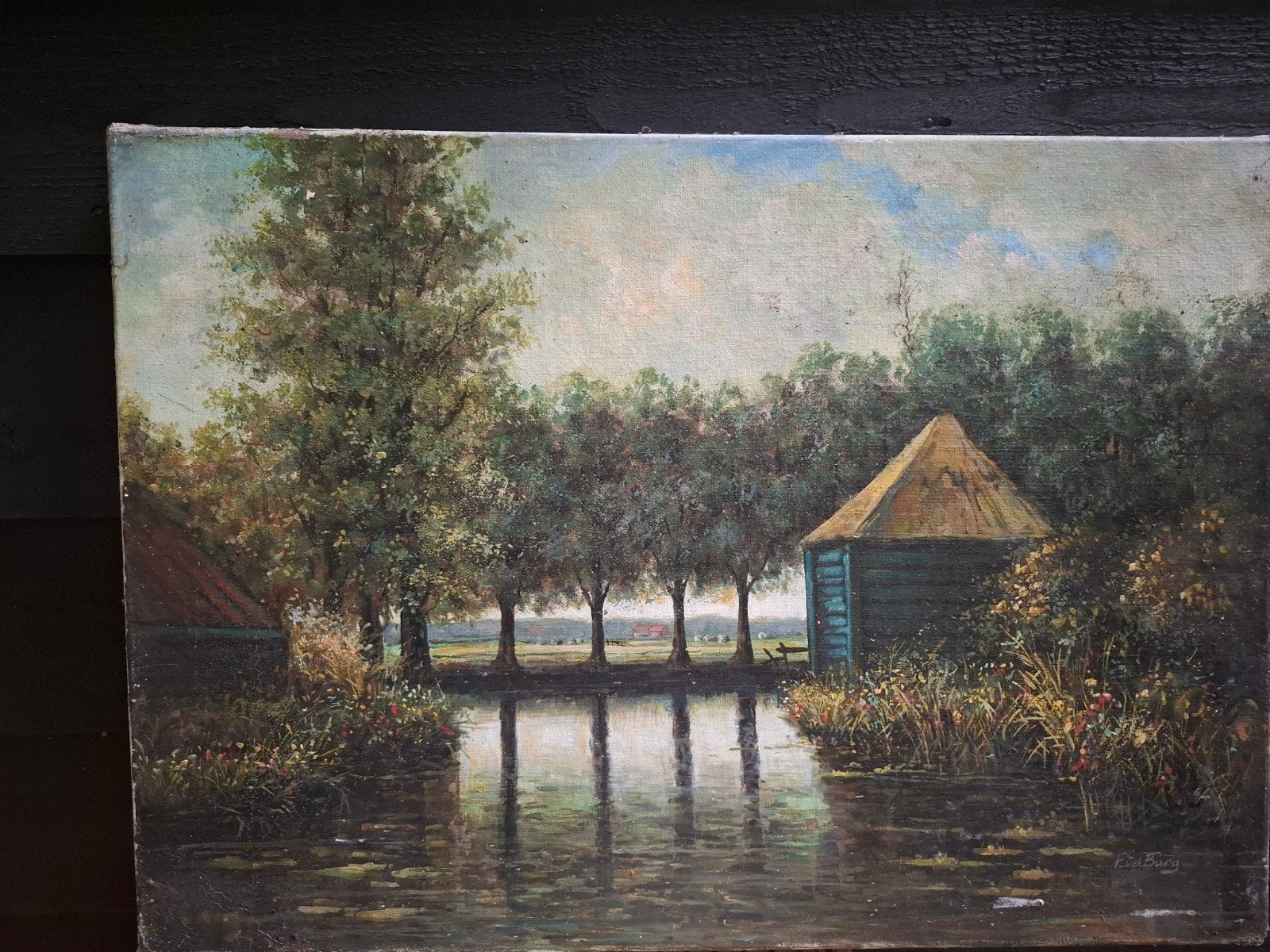 Olieverfschilderij, Antiek en Kunst, Ophalen of Verzenden