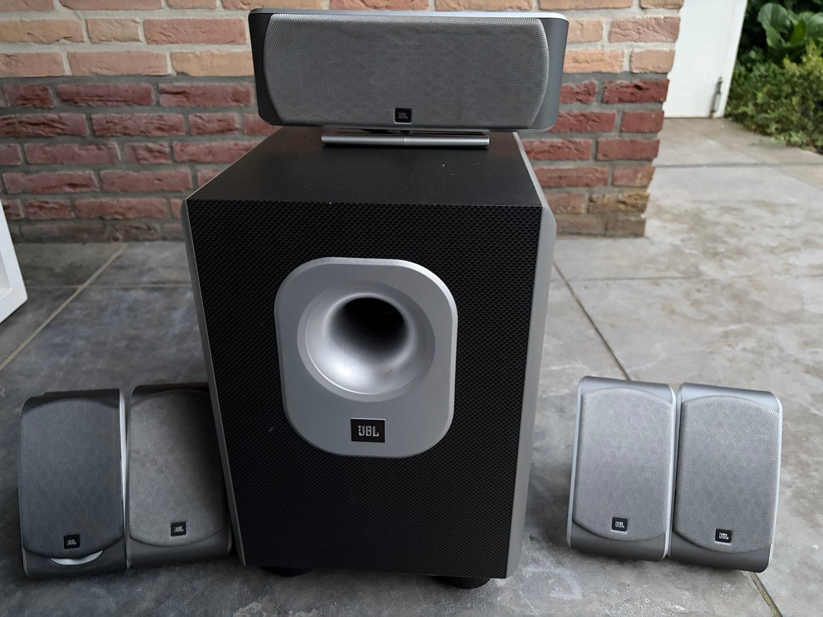 JBL Sub SCS200.5 Complete Surroundset met Subwoofer, Audio, Tv en Foto, Luidsprekers, Ophalen, Gebruikt, JBL, Complete surroundset