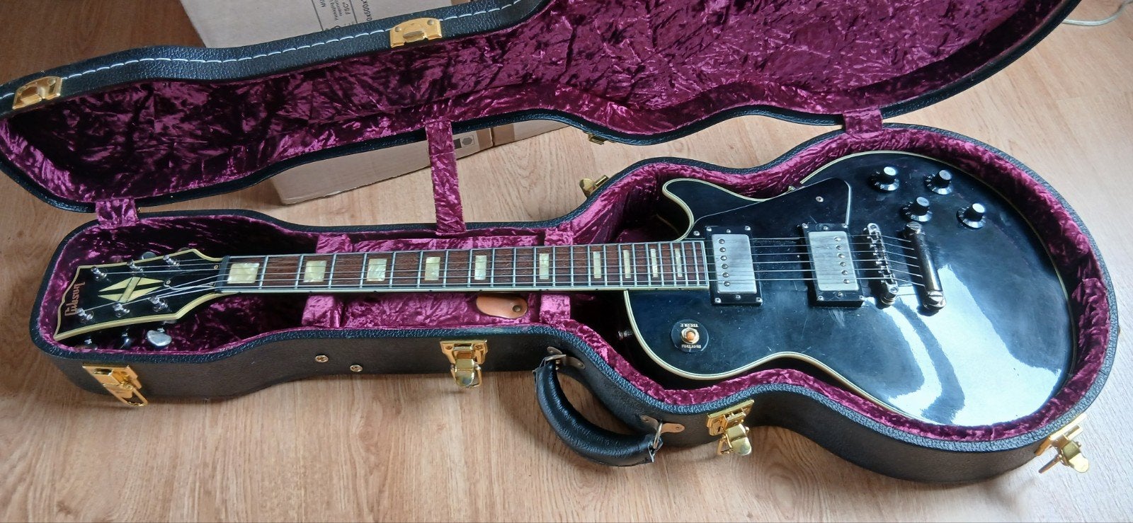 Vintage 70s Japanse Les Paul (Gibson decal, mogelijk Ibanez), Ophalen of Verzenden, Gebruikt, Solid body, Ibanez