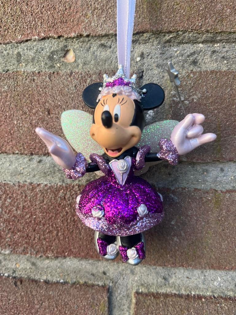 Disney kerst ornament Fee Minnie Mouse Sugar Plum Fairy, Verzamelen, Ophalen of Verzenden, Overige figuren, Zo goed als nieuw