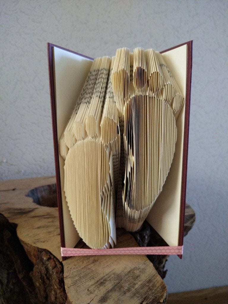Prachtige gevouwen boeken. Uniek!!!! Cadeau voor geboorte., Ophalen of Verzenden, Zo goed als nieuw