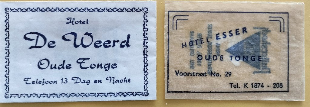 Oude Tonge 26, Verzenden