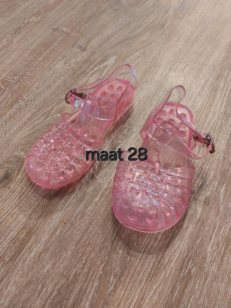 Roze glitter waterschoentjes maat 28, Ophalen of Verzenden, Gebruikt, Meisje, Schoenen