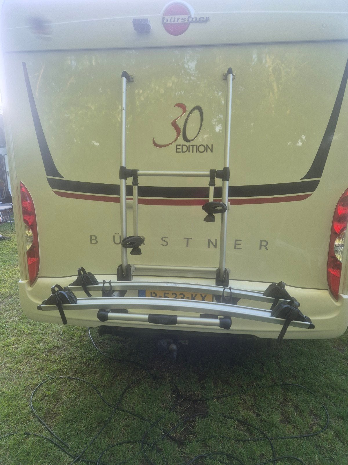 Fietsendrager voor camper - Achterklepdrager, Auto diversen, Fietsendragers, 3 fietsen of meer, Gebruikt, Elektrische fiets, Achterklepdrager