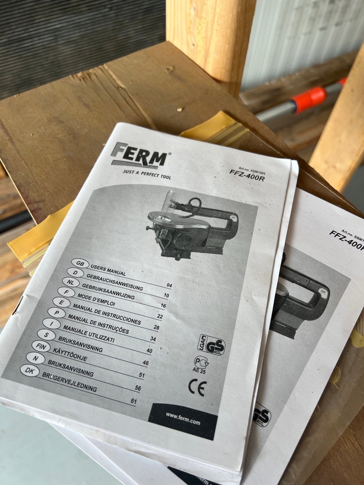Ferm FFZ-400R Figuurzaagmachine - 90W, Doe-het-zelf en Verbouw, Gereedschap | Zaagmachines, Ophalen, Gebruikt, 30 tot 70 mm, Figuurzaag
