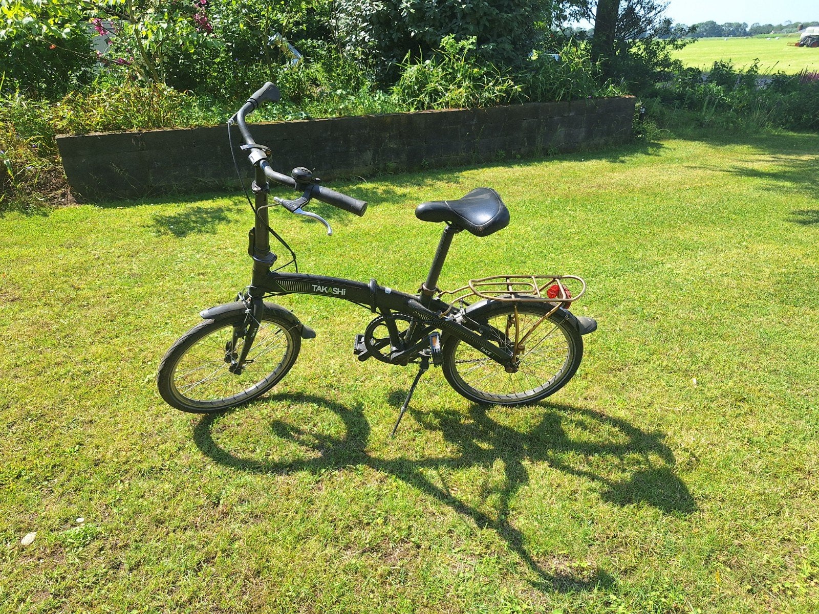 Takashi vouwfiets - Compact en handig, Fietsen en Brommers, Fietsen | Vouwfietsen, Ophalen, Gebruikt, Totaal opvouwbaar