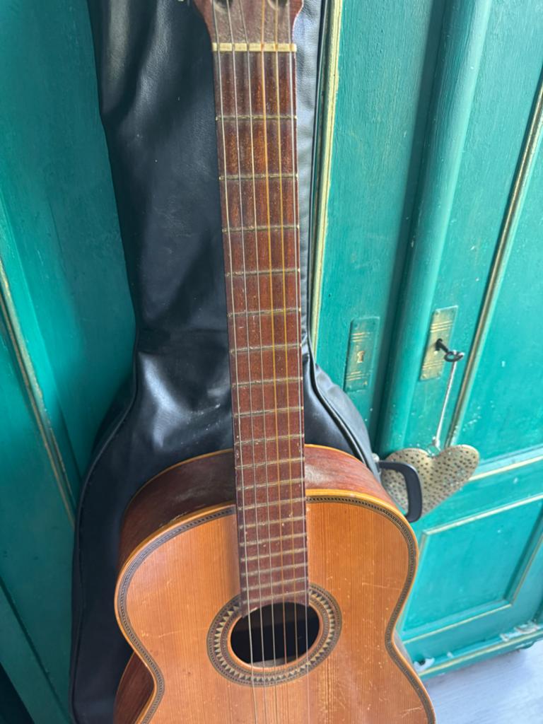 Vintage Juan Cortés "Serie de Lujo" Klassieke Gitaar - Madri, Ophalen of Verzenden, Gebruikt, Klassieke of Spaanse gitaar