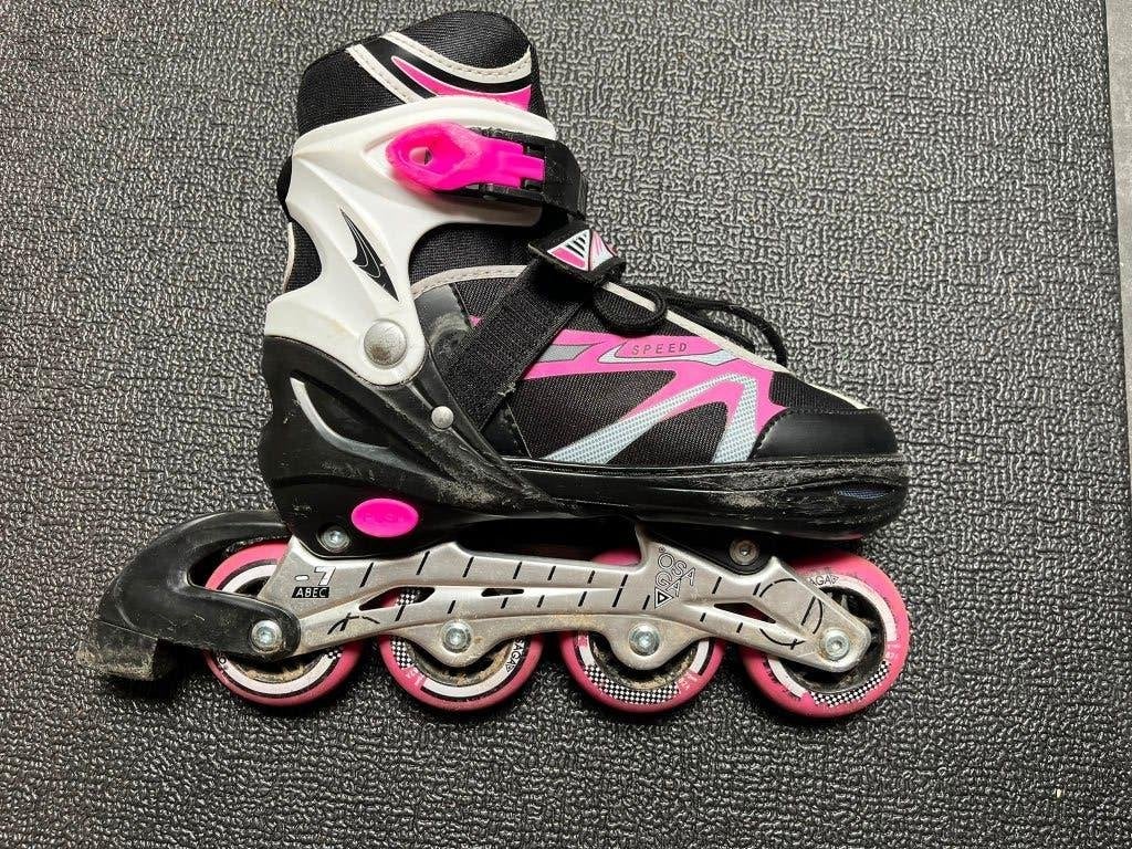 Verstelbare kinder skeelers Osaga, maat 35-38, Kinderen, Inline skates 4 wielen, Ophalen, Overige merken