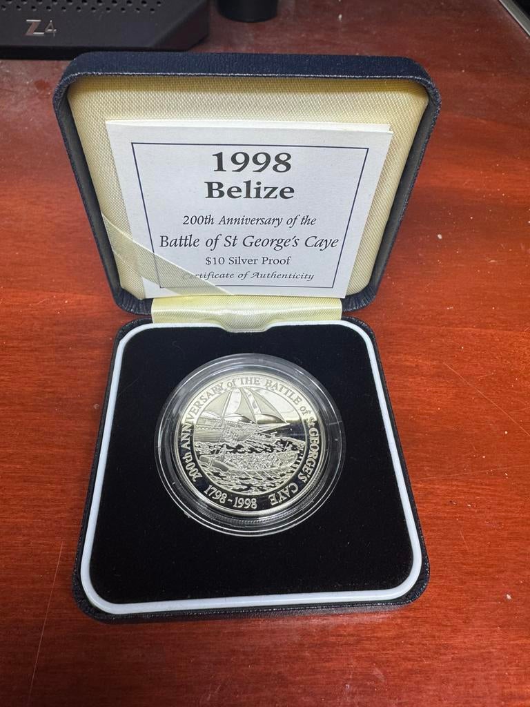 Proof zilver Belize, Postzegels en Munten, Munten | Amerika, Ophalen of Verzenden, Midden-Amerika, Zilver