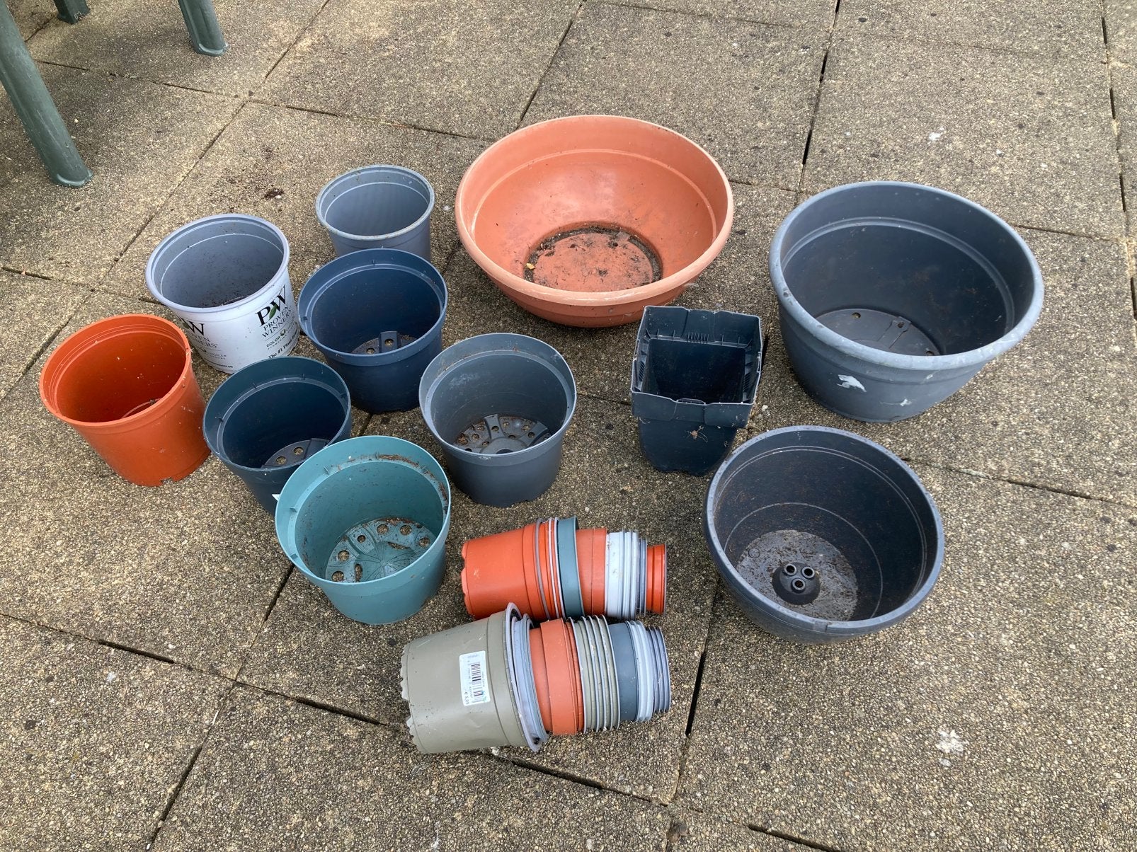 Kweekpotten, Tuin en Terras, Bloempotten, Ophalen, Kunststof, Gebruikt, Rond