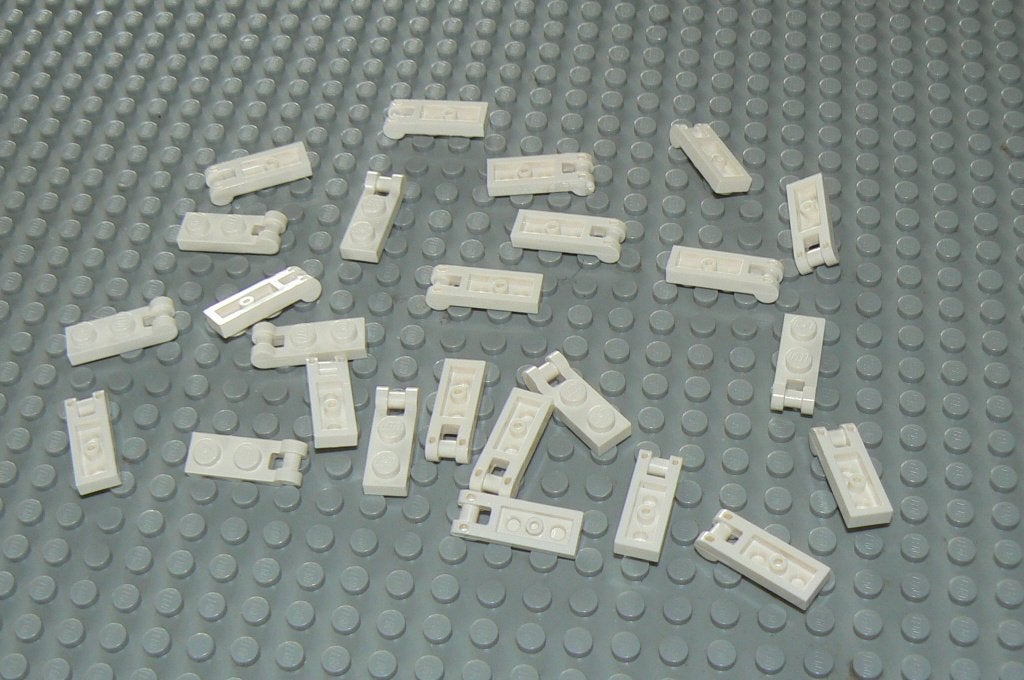 L478 Stenen 1x2 met bar wit 25 st., Ophalen of Verzenden, Nieuw, Losse stenen, Lego
