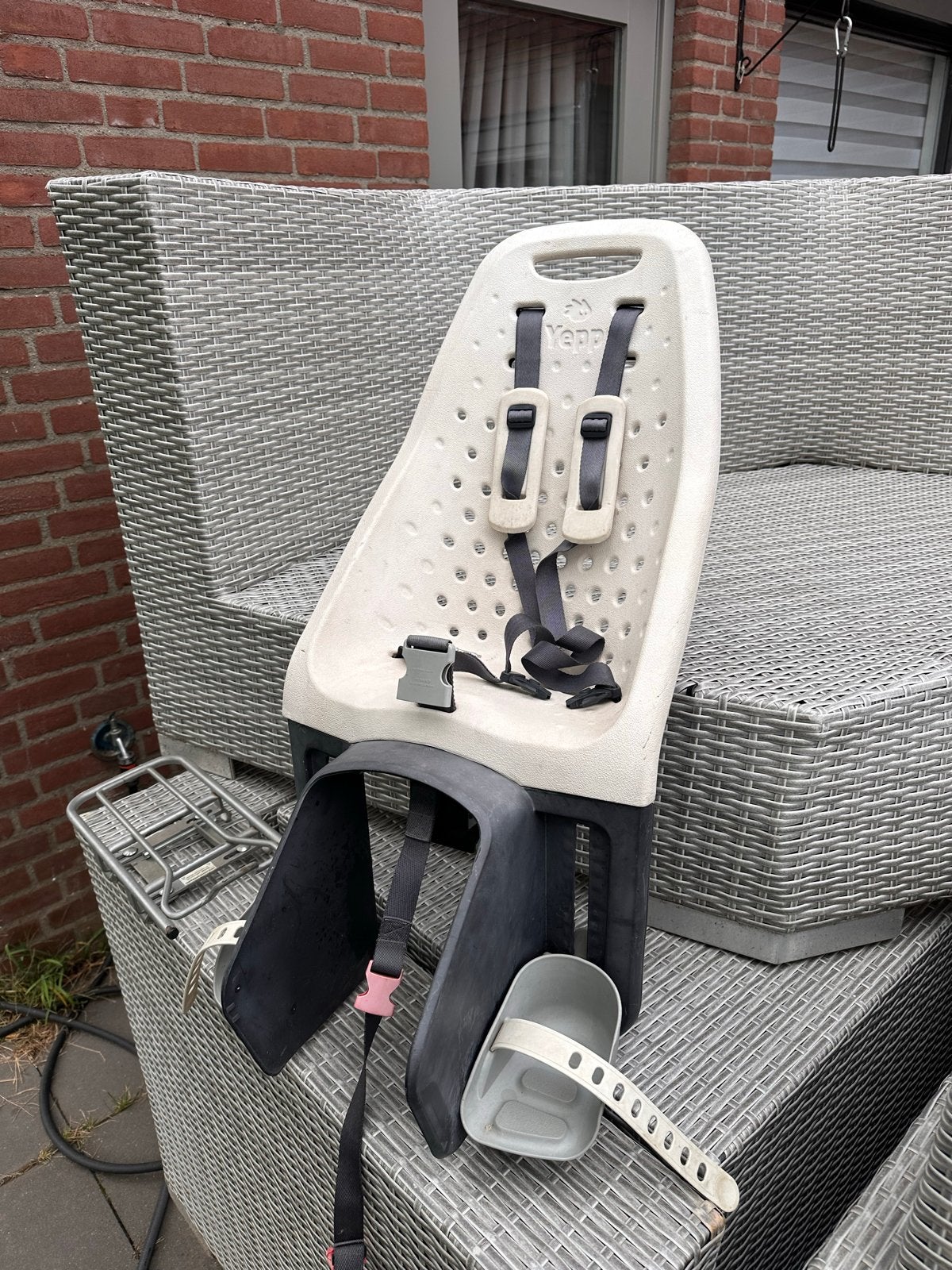 Yepp kinderzitje achterop - Comfortabel en veilig, Fietsen en Brommers, Ophalen, Achterzitje, 9 t/m 18 kg, Gebruikt
