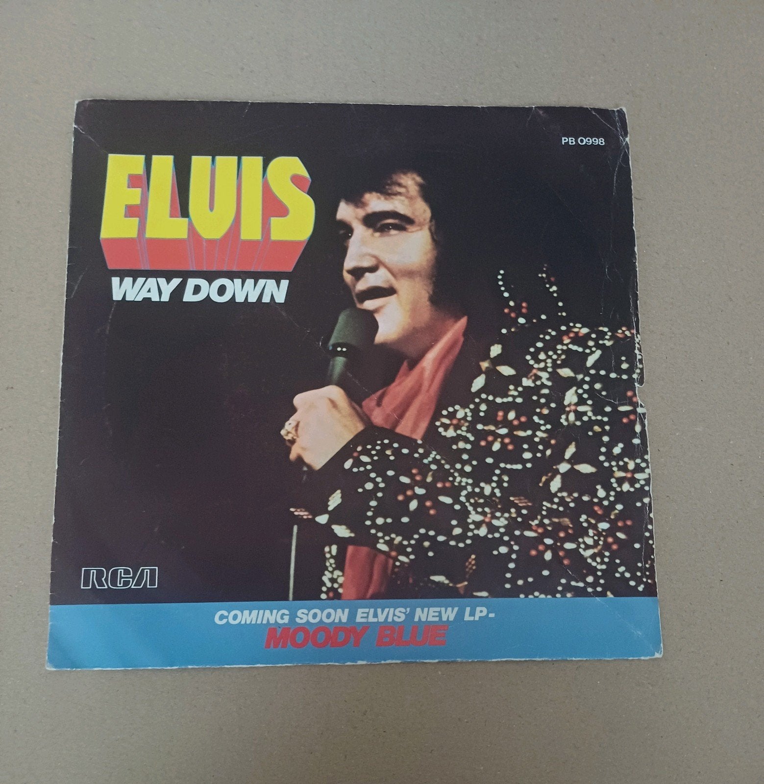 Elvis Presley  - Way Down, Cd's en Dvd's, Vinyl Singles, Gebruikt, Pop, Beschermende buitenhoes, Ophalen of Verzenden