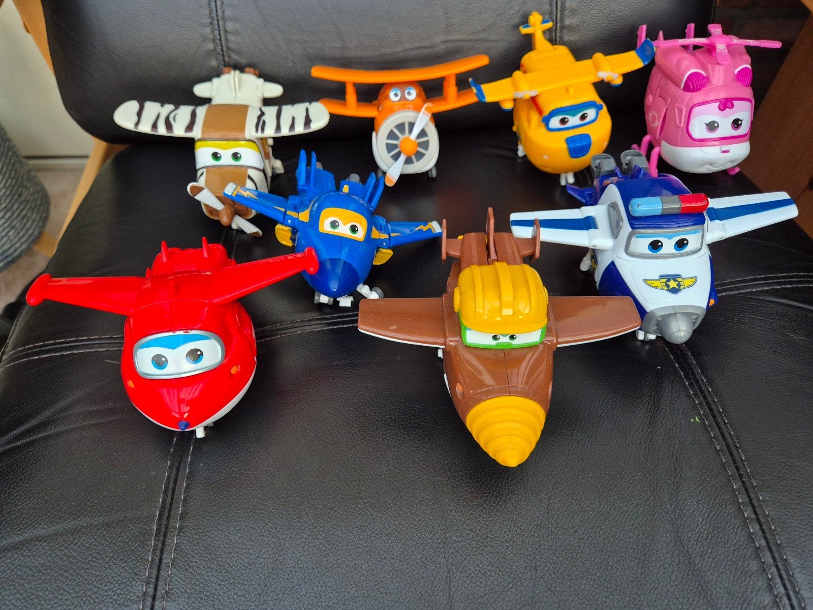 Super wings transformers vouwpoppetjes, Ophalen, Gebruikt