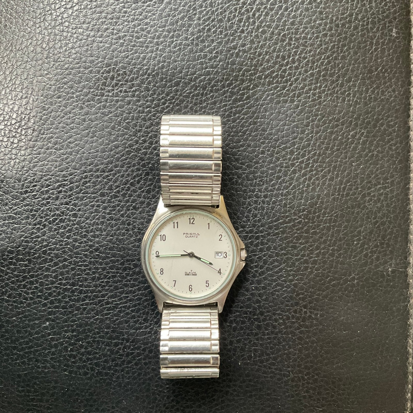 Herenhorloge , vintage, Overige merken, Staal, Staal, Ophalen of Verzenden