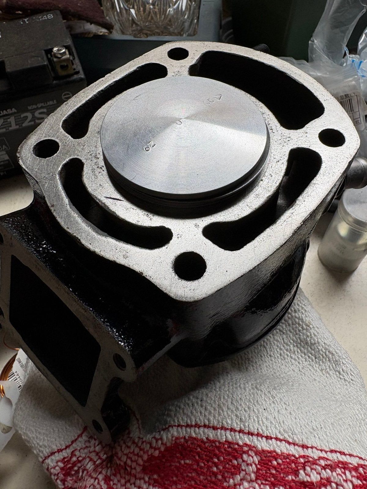 Honda mbx GE3G 53mm incl nieuwe malossi zuiger, Ophalen of Verzenden, Zo goed als nieuw, Cilinder