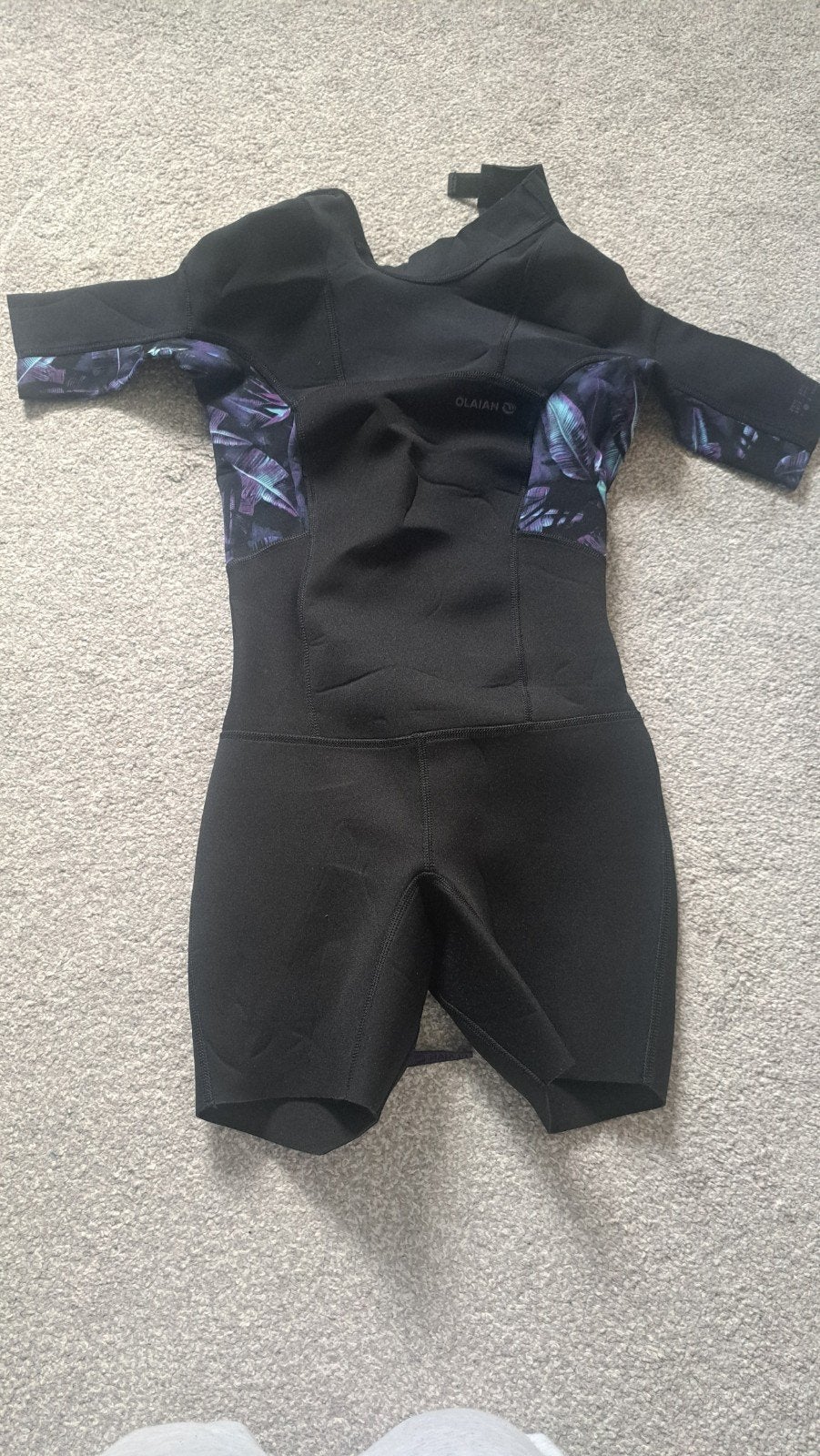 OLAIAN shorty wetsuit 2.2mm - mt S (34), Overige typen, OLAIAN, Zwart, Ophalen of Verzenden