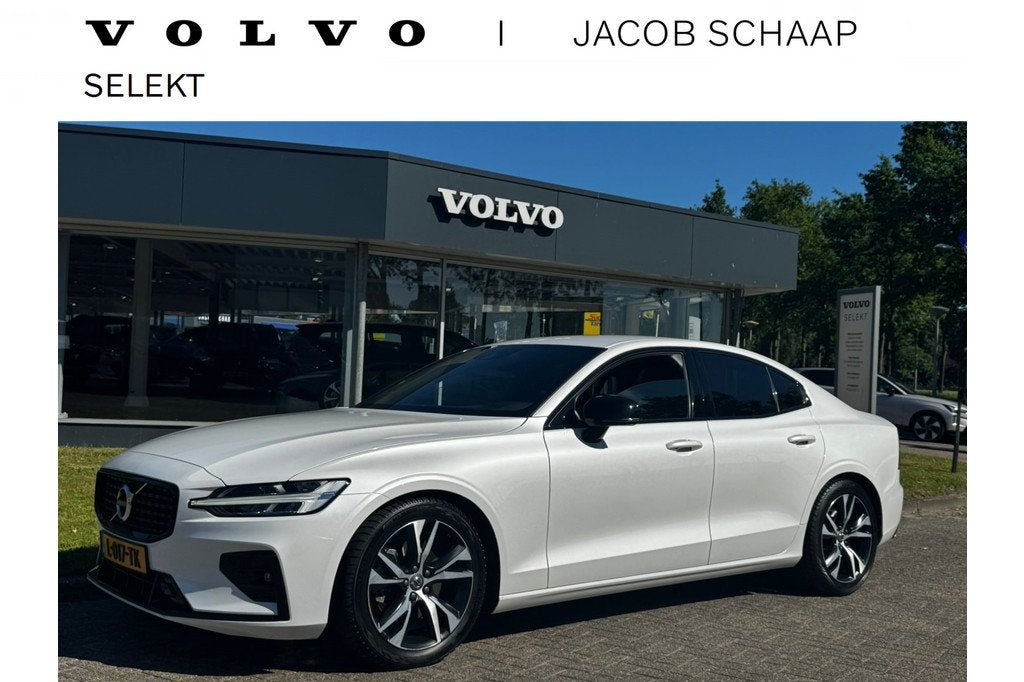 Volvo S60 B4 211PK R-Design | BLIS | Adapt. Cruise | Stoel/S, Auto's, 4 cilinders, 1969 cc, Wit, Origineel Nederlands