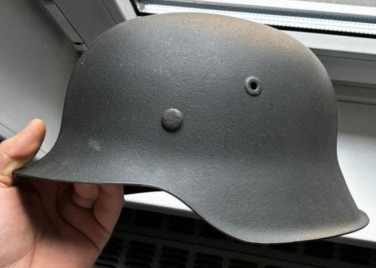 M42 whermacht helm, Ophalen