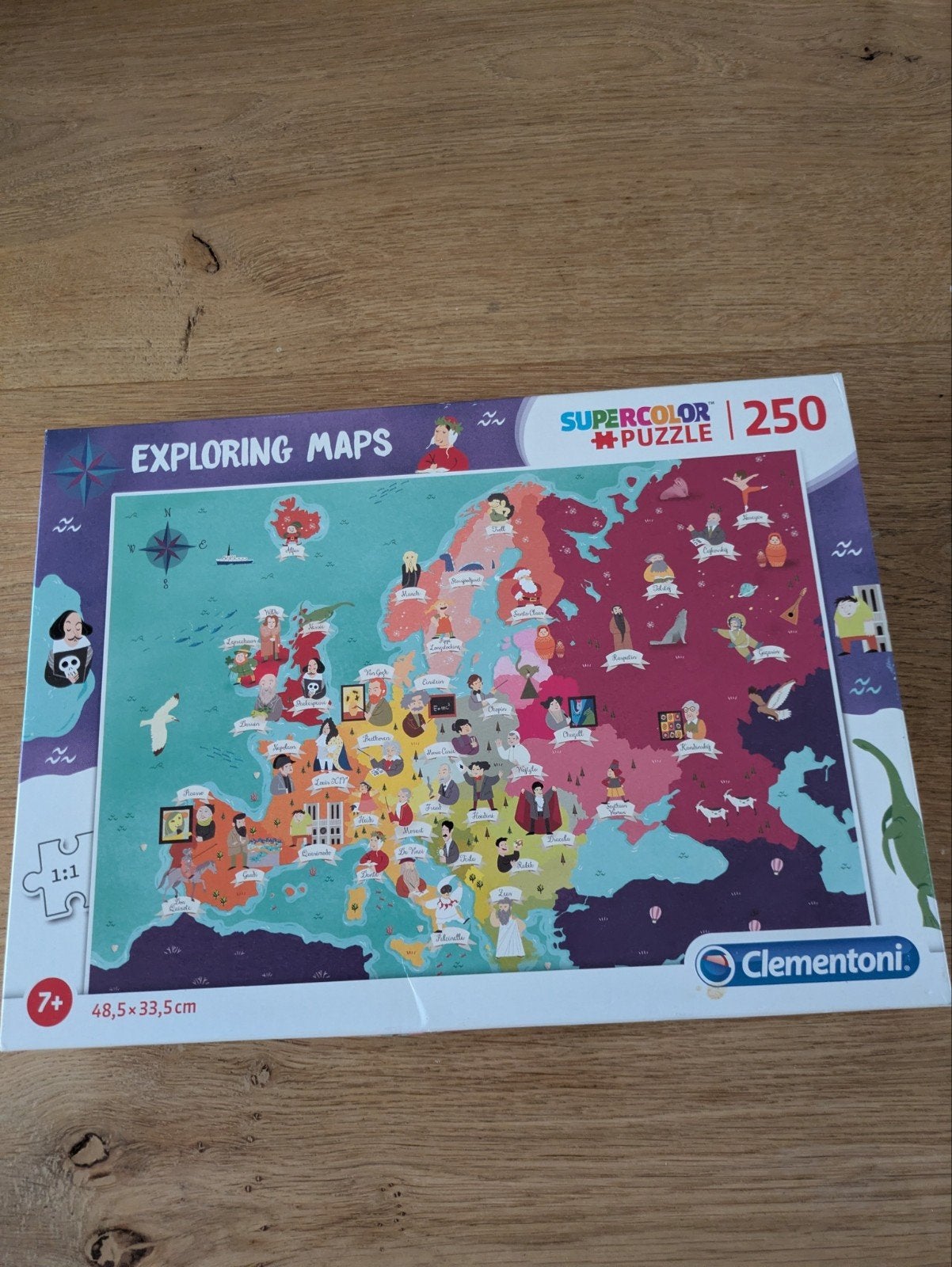 Clementoni puzzel 250 stukjes 7+, Ophalen, Meer dan 50 stukjes, 6 jaar of ouder
