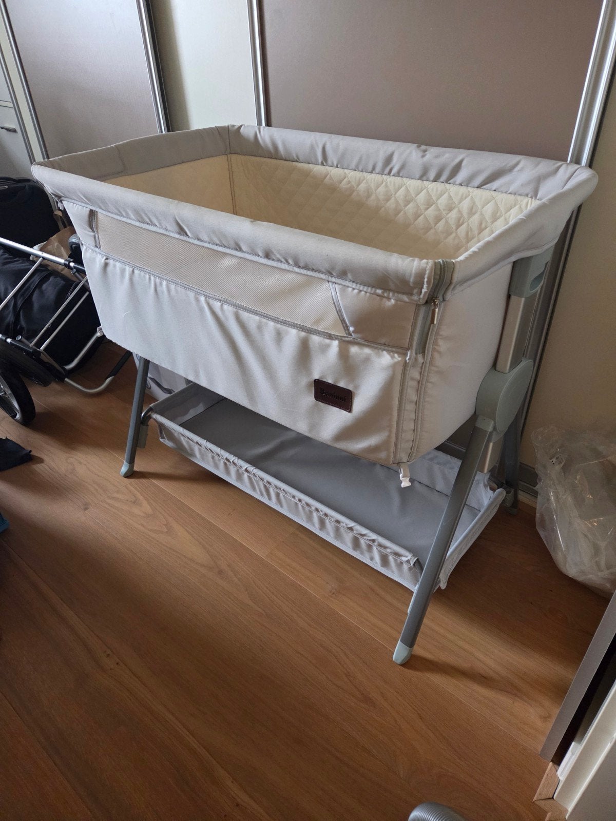 Baninni Co-sleeper Elia - Grijs, Ophalen, Gebruikt, Wieg