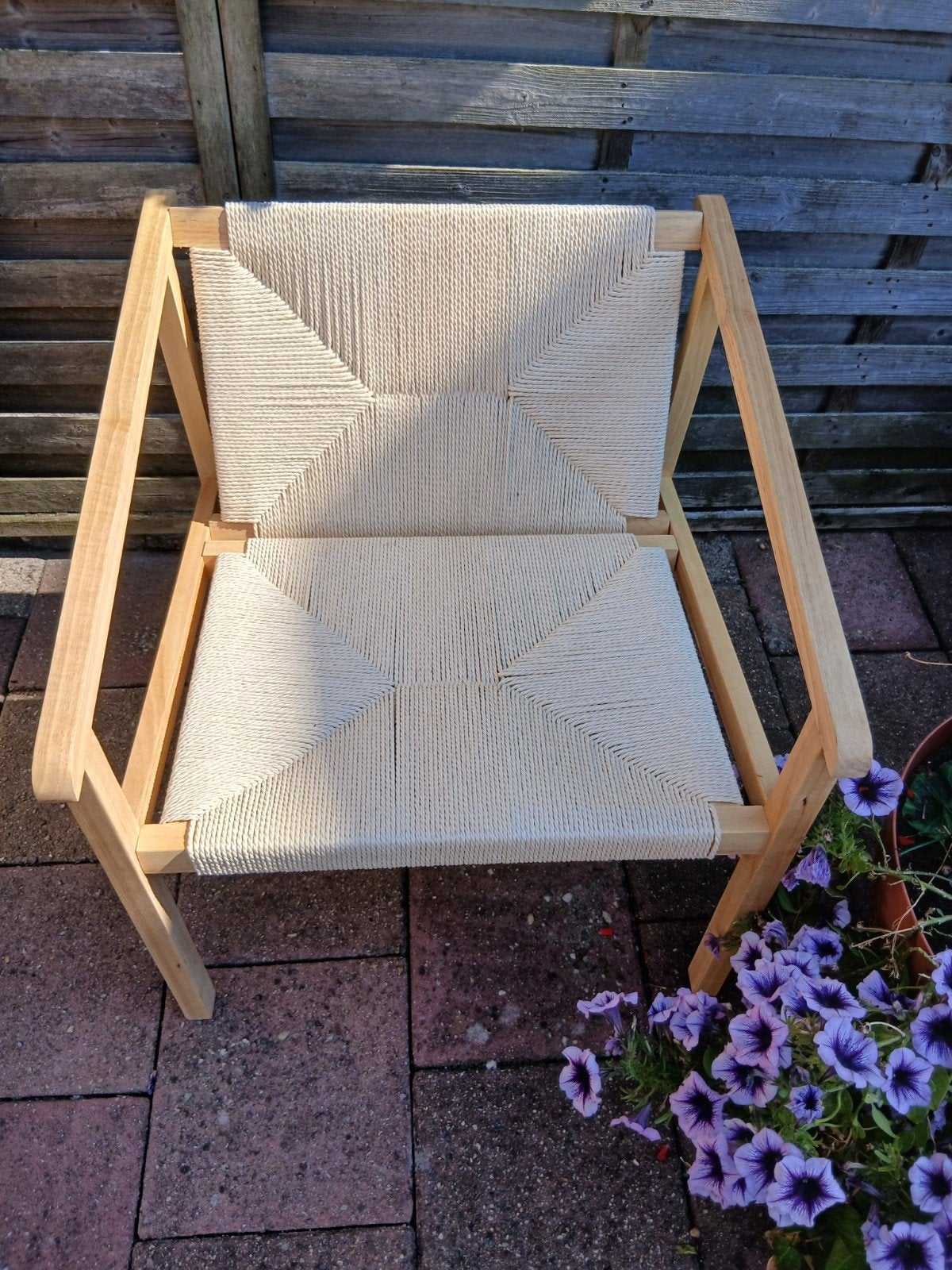 Minimalistisch lounge stoel fauteuil, Ophalen, Hout