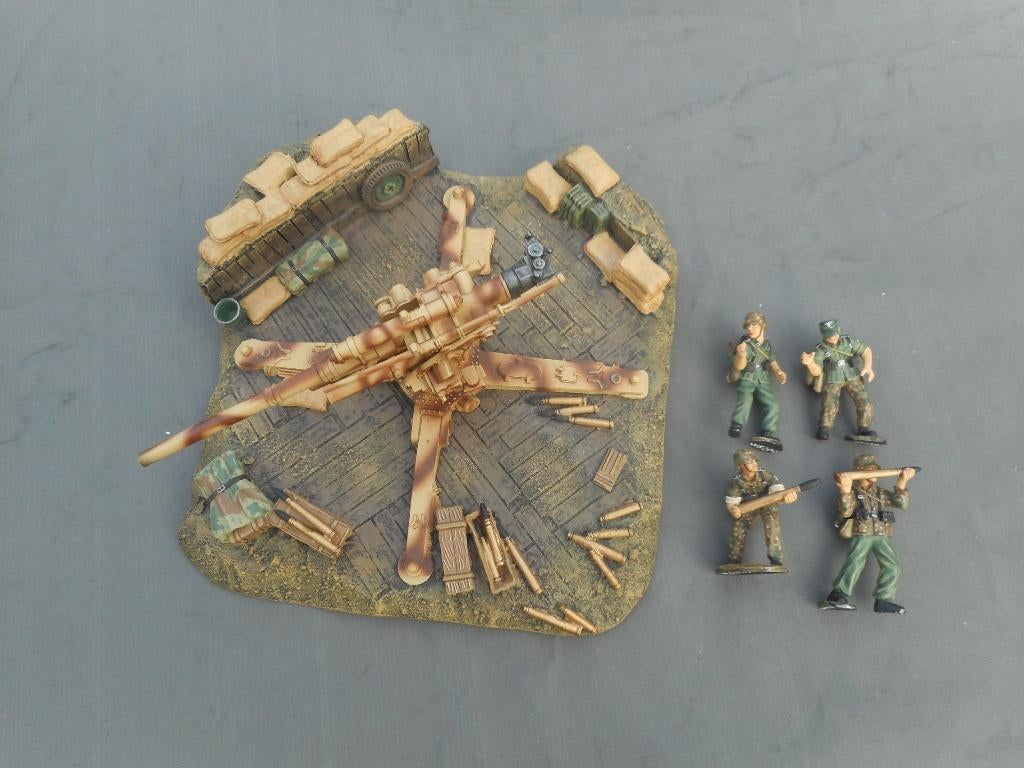 King & Country Flak 88 met 4 man personeel, Ophalen of Verzenden, Nederland