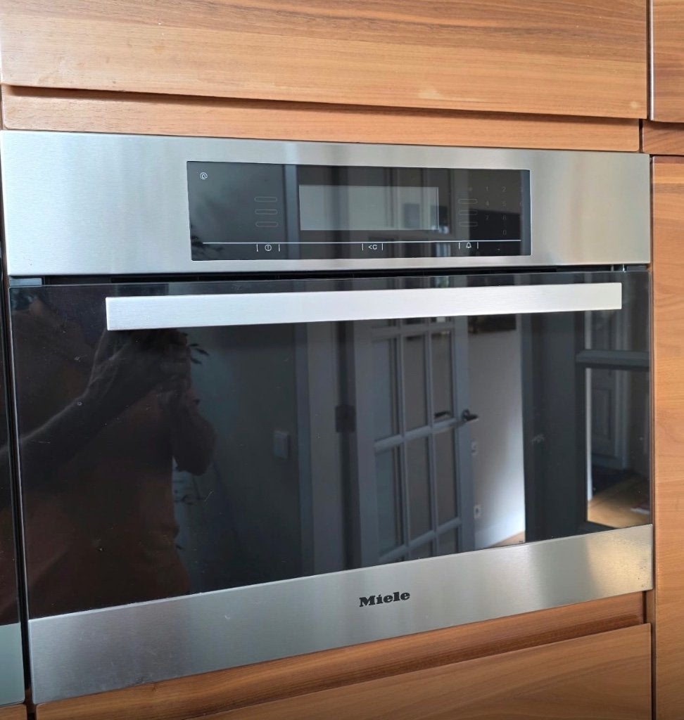 Miele DG 5080 Stoomoven - RVS - Zo goed als nieuw, Ophalen, Zilver, Metaal, Overige merken