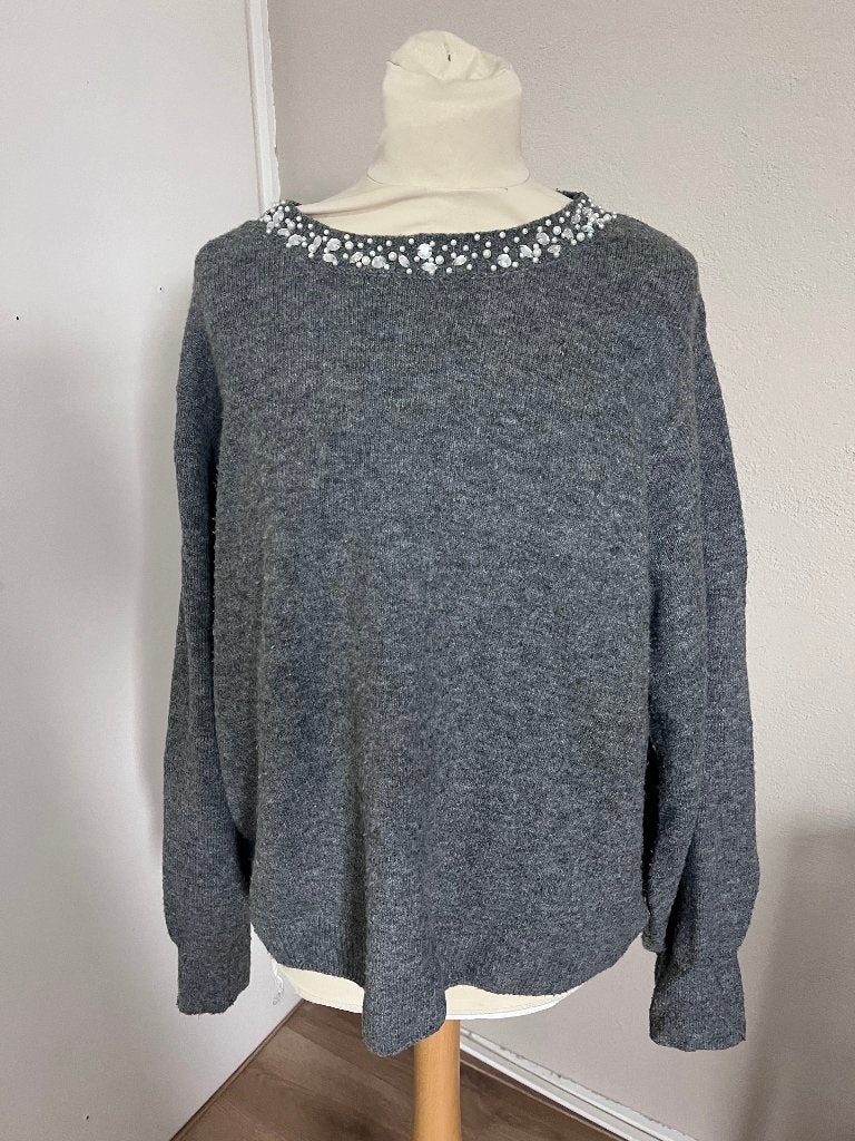 Grijze dames trui van Everme maat XL, Maat 46/48 (XL) of groter, Ophalen of Verzenden, Zo goed als nieuw, Everme