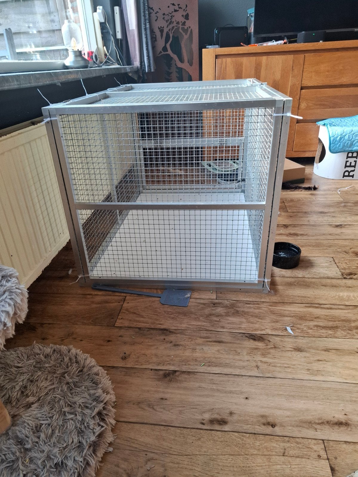 kitten of puppy ren, Dieren en Toebehoren, Ophalen, Zo goed als nieuw, Metaal, Overige typen