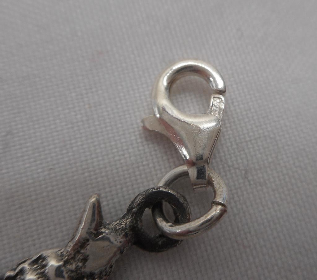 Zilveren afneembare Charm bedel geldbuidel nr.914, Overige merken, Verzenden, Zo goed als nieuw, 1 bedel